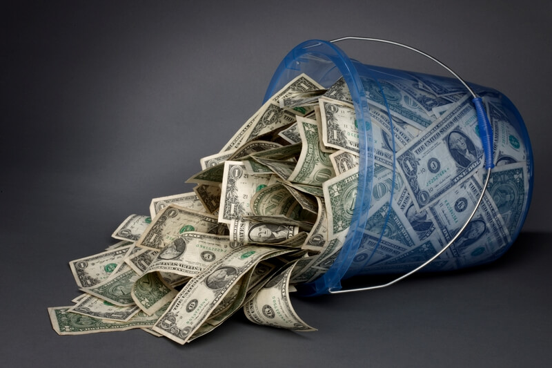 Calculating the leak in Okun’s bucket