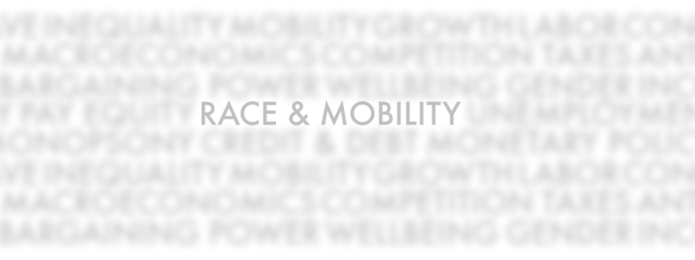 Race and the lack of intergenerational economic mobility in the United States