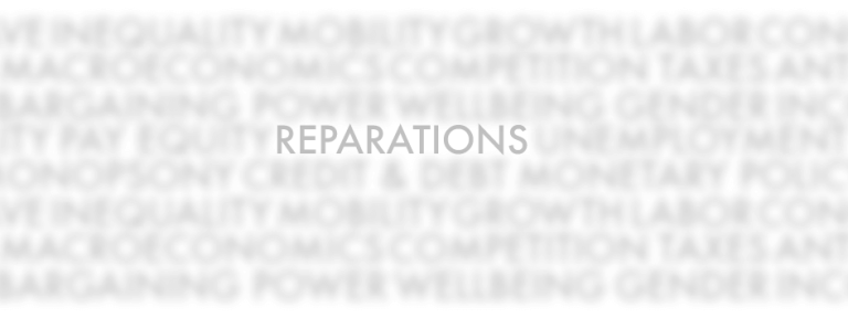 The logistics of a reparations program in the United States