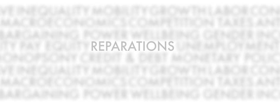 The logistics of a reparations program in the United States
