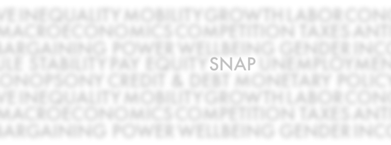 Policies to strengthen our nation’s Supplemental Nutrition Assistance Program