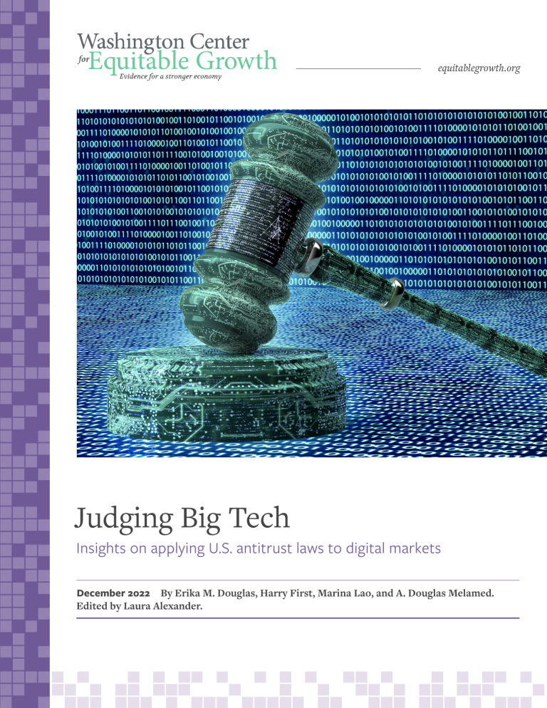 Judging Big Tech