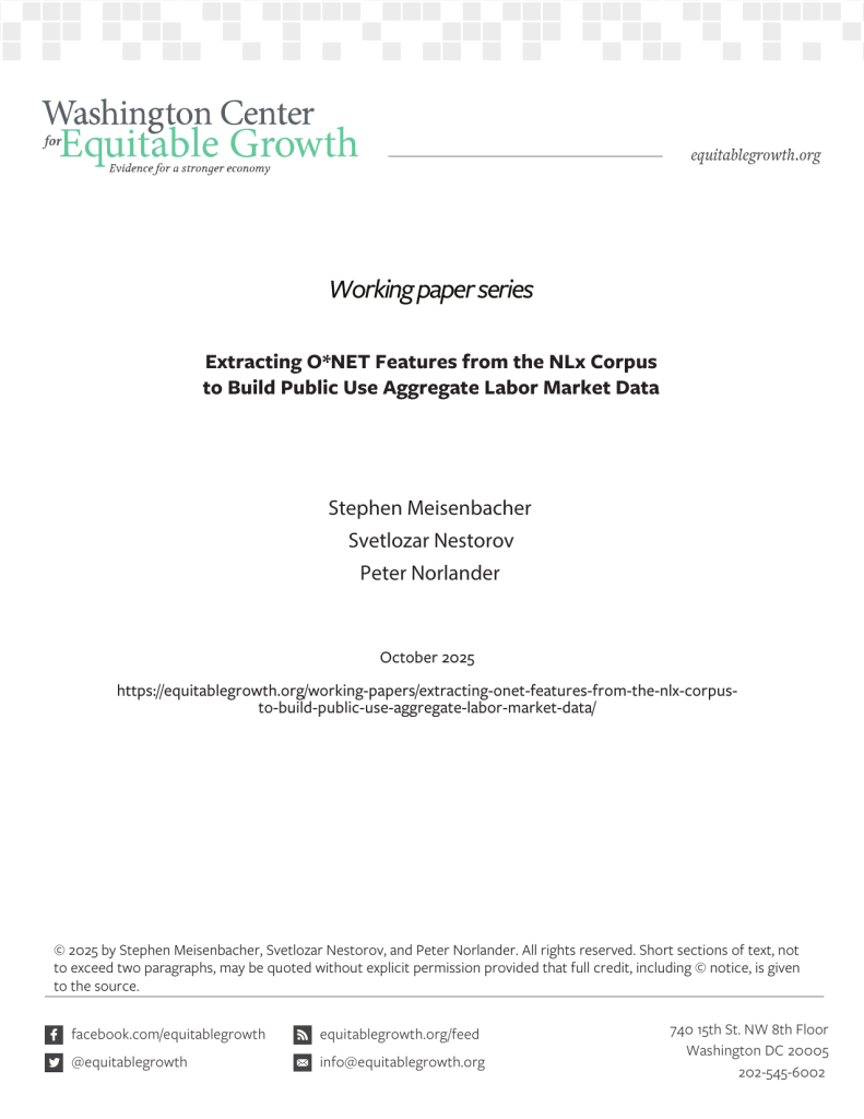 Extracting O*NET Features from the NLx Corpus to Build Public Use Aggregate Labor Market Data