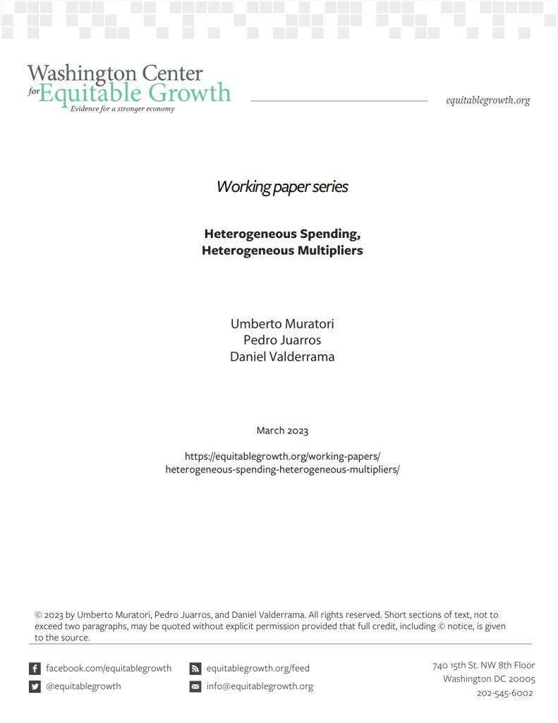 Heterogeneous Spending, Heterogeneous Multipliers