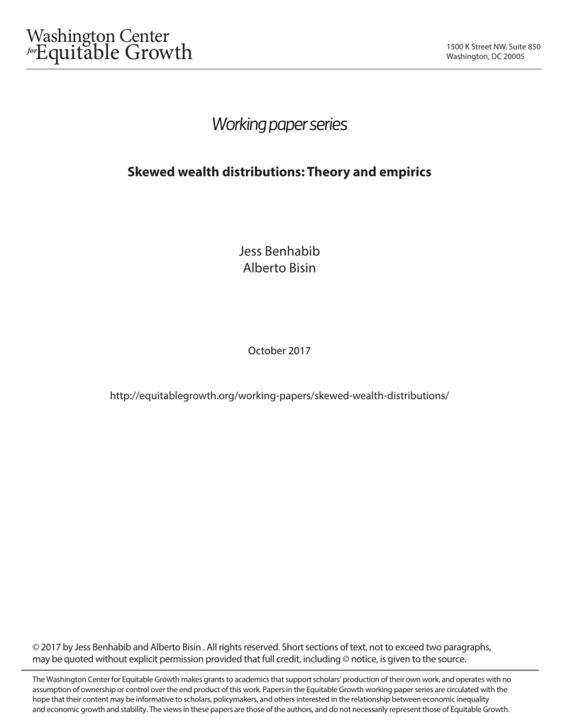 Skewed wealth distributions: Theory and empirics