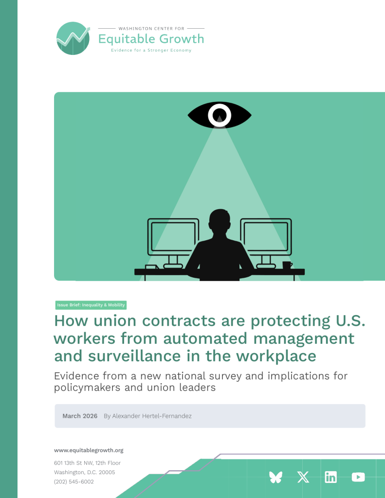 How union contracts are protecting U.S. workers from automated management and surveillance in the workplace