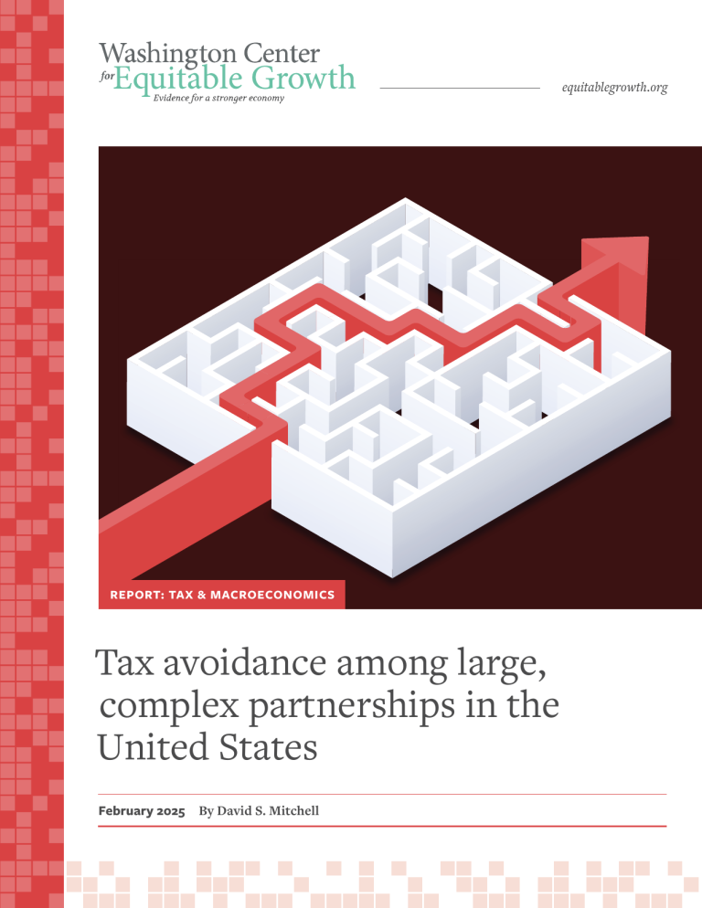 Tax avoidance among large, complex partnerships in the United States