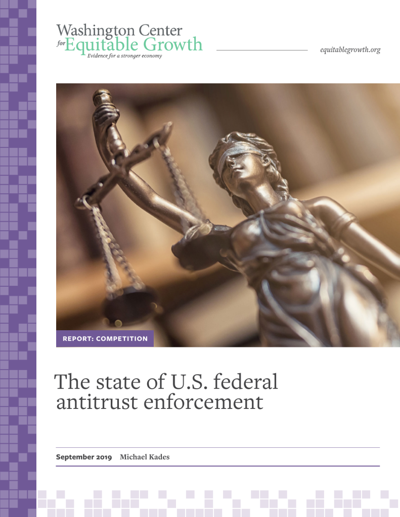 The state of U.S. federal antitrust enforcement