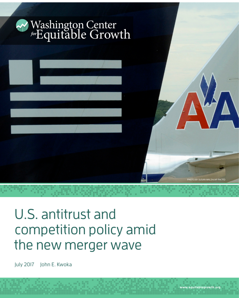 U.S. antitrust and competition policy amid the new merger wave