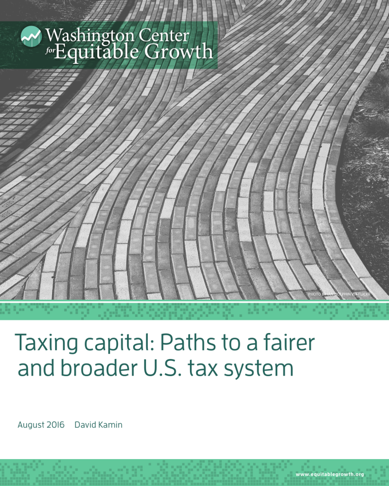 Taxing Capital