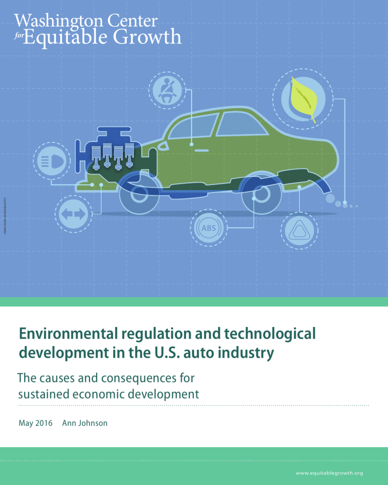 Environmental regulation and technological development in the U.S. auto industry