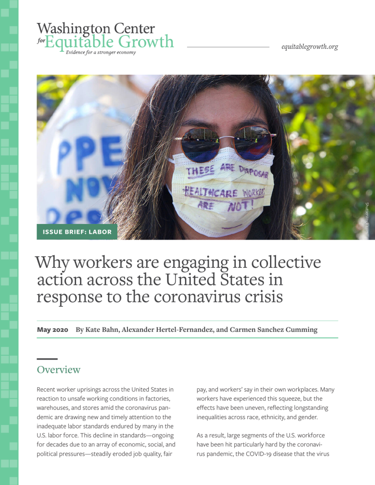 Why workers are engaging in collective action across the United States in response to the coronavirus crisis